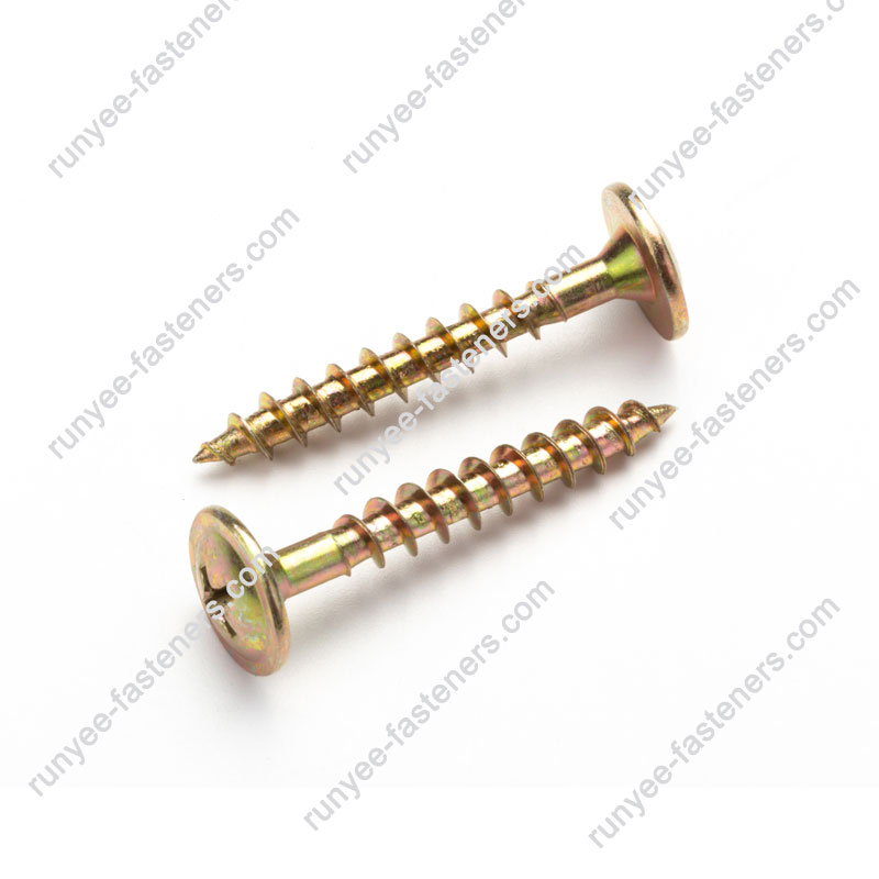 Tornillos de carga de la cabeza de la oblea: el sujetador perfecto para el conjunto de carpintería y muebles