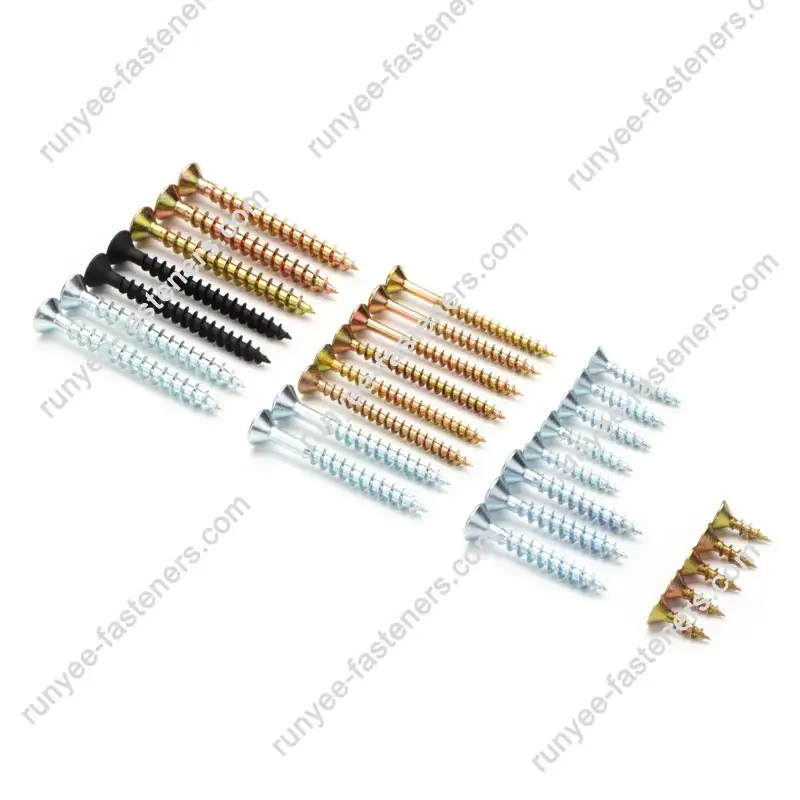Tornillos para aglomerado de cabeza avellanada Phillips Drive