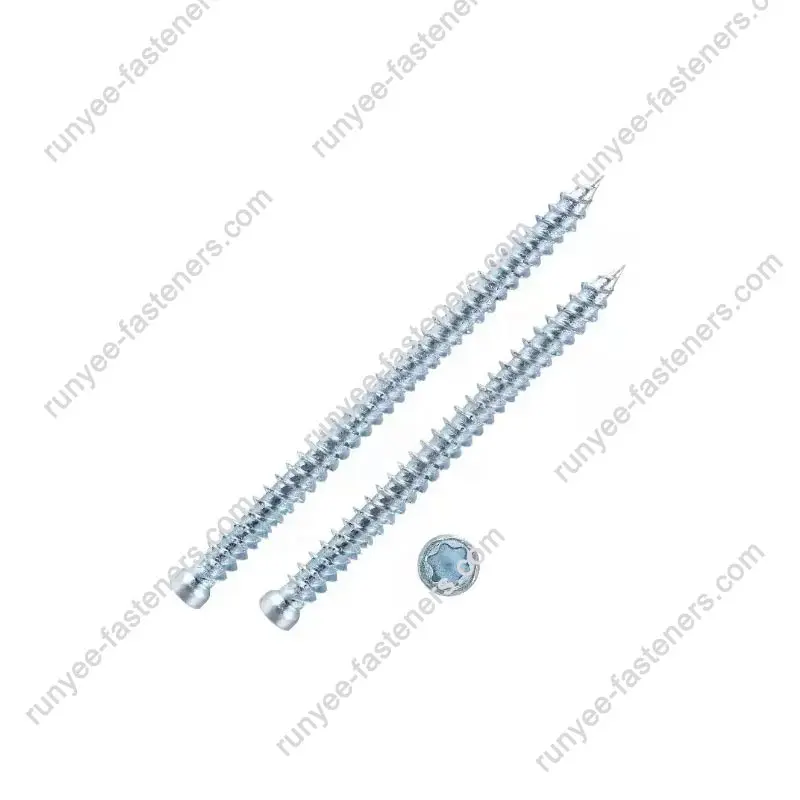 Tornillo de mampostería de cabeza pequeña con accionamiento Torx