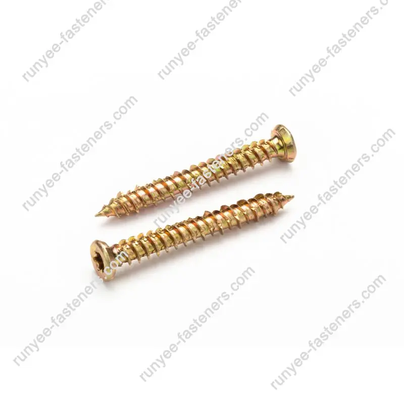 Tornillos Torx de cabeza plana para mampostería para proyectos de construcción